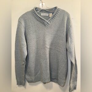 Carolyn Taylor Light Blue Grey Women’s Sweater Large